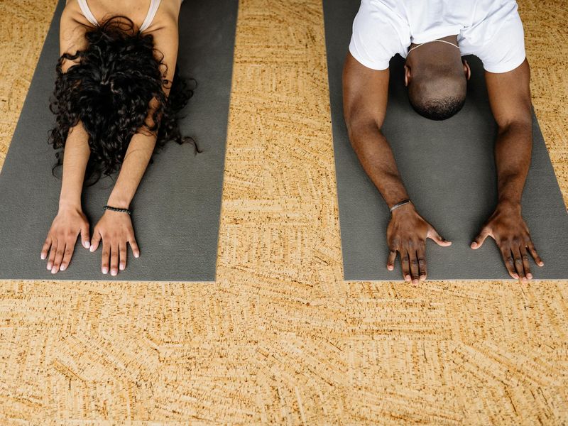 Professional wellness coach demonstrating a balanced posture